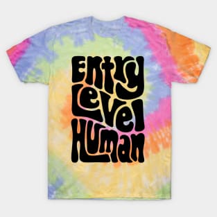 Entry Level Human Word Art T-Shirt